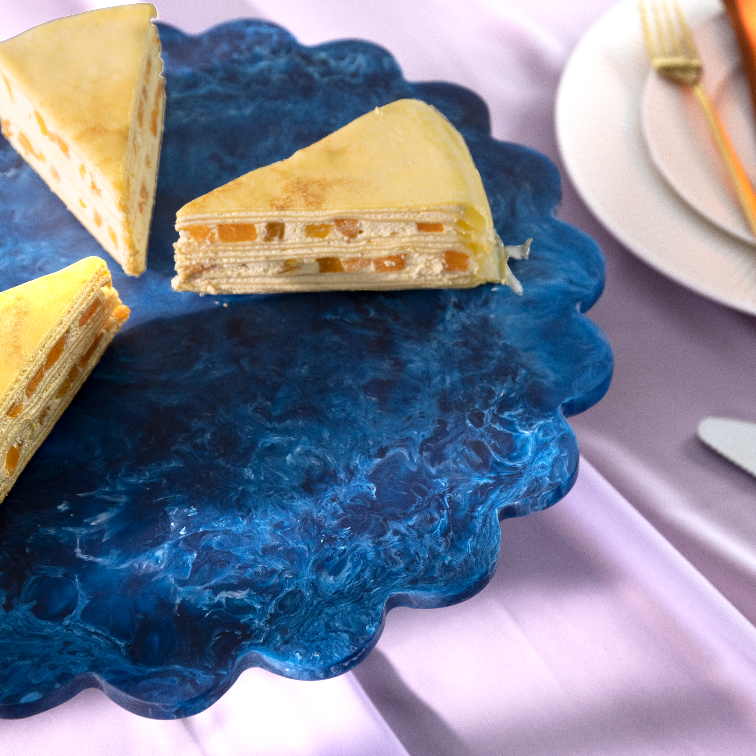 PRÉSENTOIR À GÂTEAUX FLEUR