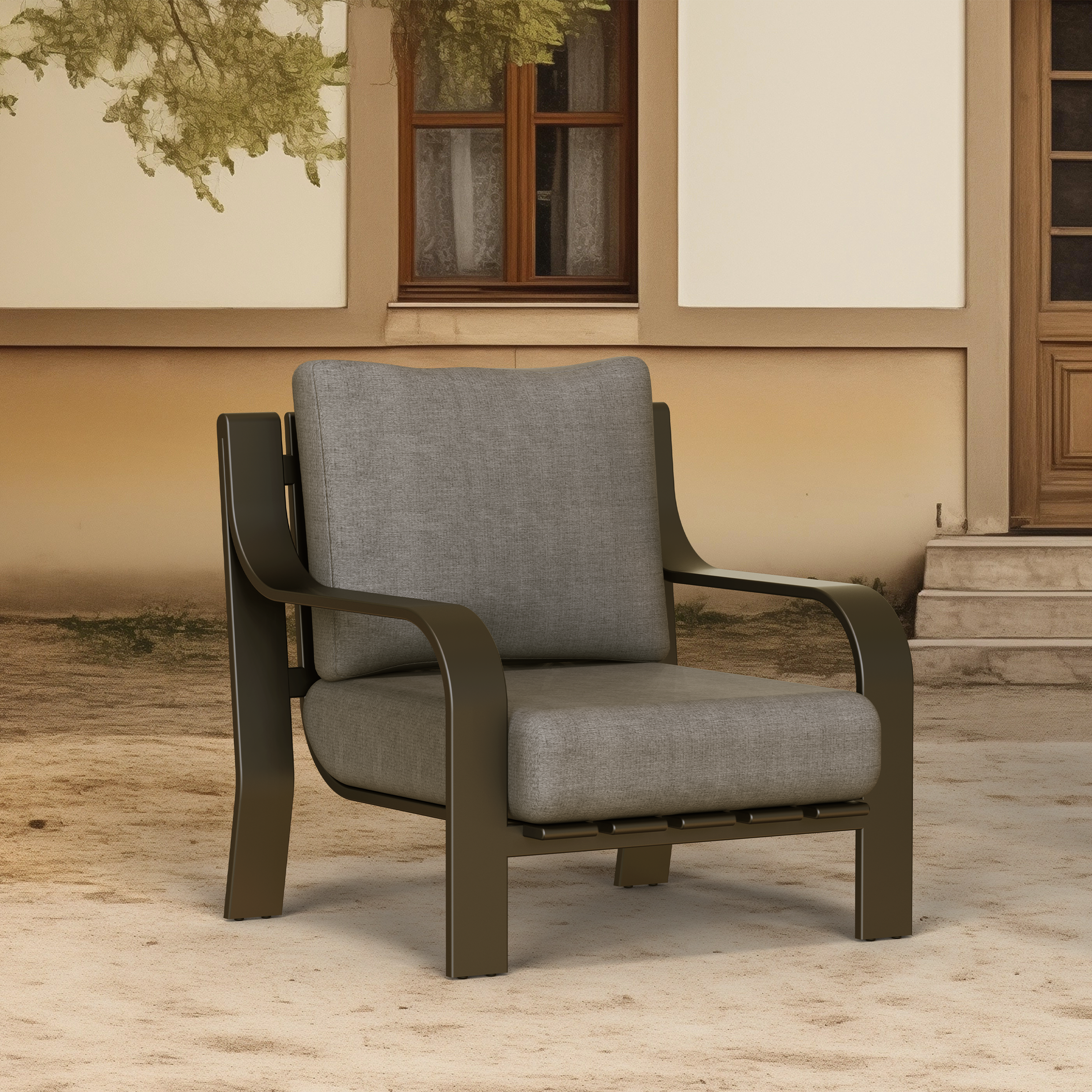 WOLLISH LOUNGE CHAIR