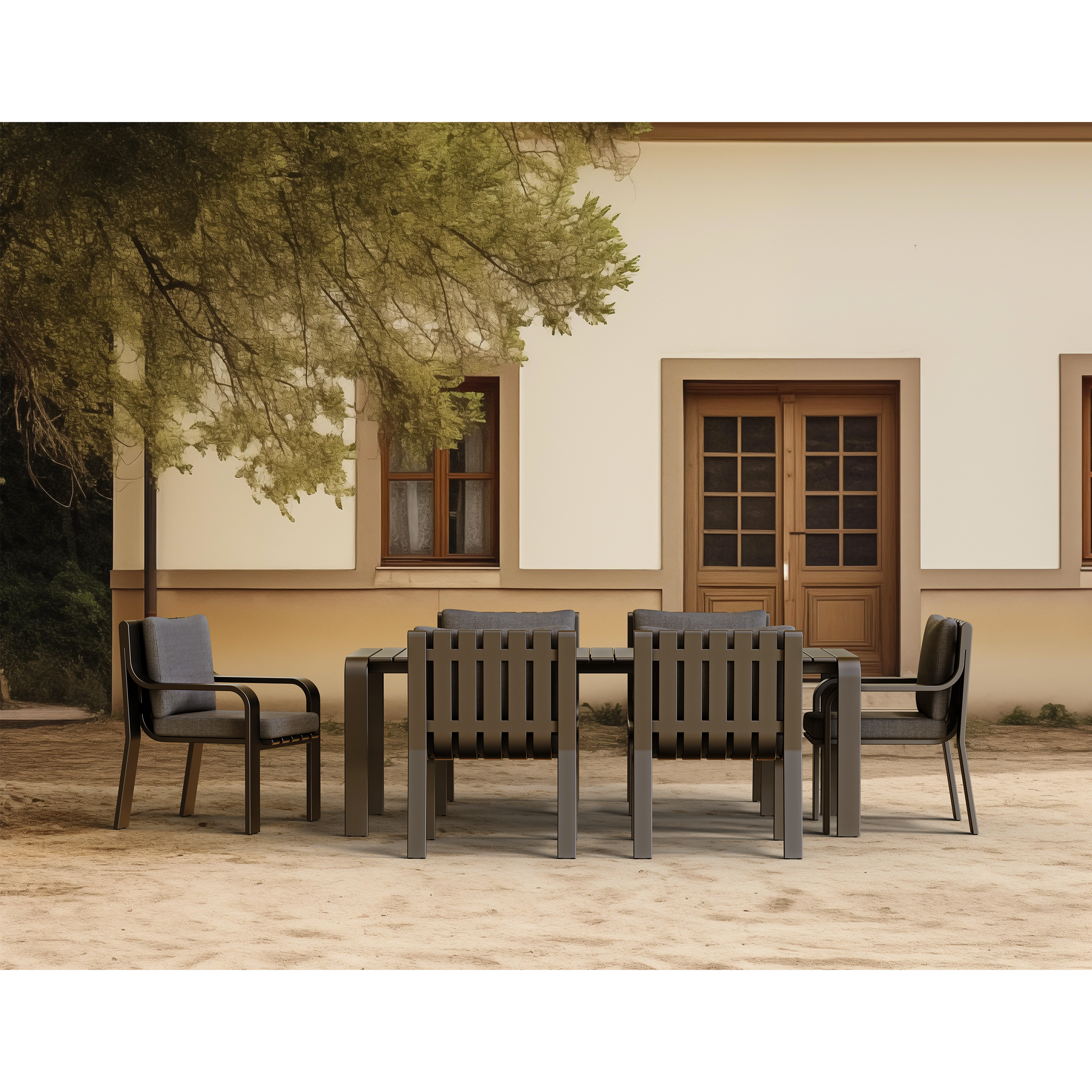 WOLLISH DINING ARMCHAIR